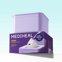 MEDIHEAL Derma 365 Pick & Use Daily Sheet Mask 30 Sheets 4 Types | Madecassoside / Tea Tree / Collagen / PDRN | Refill Available PDRN Refill gray