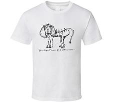 Napoleon Dynamite Liger Sketch Movie T Shirt 2XL white