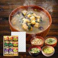 Return gift condolence freeze-dried miso soup 9 servings present gourmet food room temperature storage brown