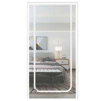 Patvarūs tinklelio durų užuolaidų rinkiniai „pasidaryk pats“ durims nuo skraidančių vabzdžių, lengvai montuojamas, namų reikmenys 90x220cm-Style 1 White