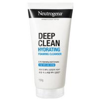 Neutrogena Deep Clean Hydrating Foaming Cleanser, 150g, 1 pcs white