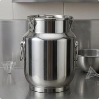 Nerūdijančio plieno sandarus kibiras Veidrodinė apdaila Užspaudžiamas dangtis 2.5L Double Handle gray