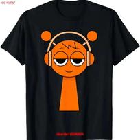 Oren Orange Sprunki Kids T Shirt Vintage Slightly Soft Fashion Versatile Breathable Homme Top For Everyday Wear Vintage 4XL orange