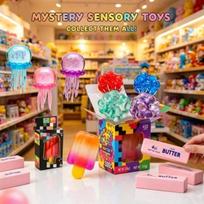 3 Draws Mystery Box Squishy Toys – Random  Stress Relief Set – Independent Odds Each Pull įvairiaspalvis