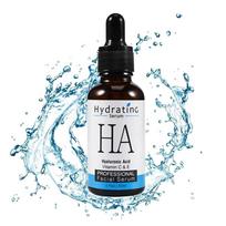 KRISHVIHA HA Hyaluronic Acid Serum with Vitamin C & E - 32% Hyaluronic Acid, 30ml - Anti-Aging, Hydrating & Brightening Facial Serum black