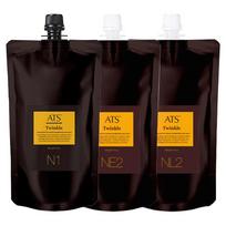 ATS Twinkle Magic Volume Straight N1 Perm Solution for Healthy Hair 500ml N1 Liquid 2 for Healthy Hair NL2 Liquid Type 1 pcs black