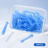 50/100Pcs Disposable Acne Needle Acne Picking Remover Needles Pimples Pointed Small Wound Size Fat Grain Beauty Skin Care Tool blue