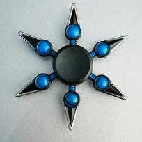 Darts Shuriken Fidget Spinner Ninja Metal Hand Spinner Zinc Alloy  Toys Stress Reliever Toys For Children Adult Xmas Gifts gray