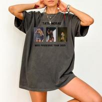 Tate Mcrae t-shirt Tate Mcrae Miss Possessive World Tour 2025 Shirt Unisex T-Shirt XXXL black