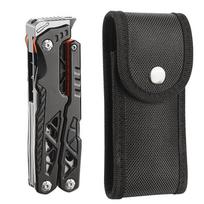 Multifunction Folding Pliers Portable EDC Multi Tool Outdoor Camping Repair Utility Tool with Screwdriver for Car Use 834Black