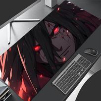 Mouse Pad Naruto Madara Uchiha Gaming Accessories Computer Keyboard Gamer Designed Specifically ESports Gamer Cabinet Mousepad 800x400x2mm