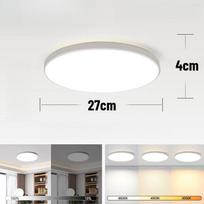 LED Ceiling Light Bedroom Panel Fixture Living Room Lighting 220V Home Hanging Lamp for Kitchen Bathroom Store Led Chandelier 3 Color Switchable balta