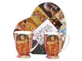 Gustav Klimt Judith Porcelain Mugs 2 Pcs Luxury Gift Set