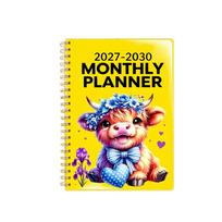 2027-2030 Four-Year Planner - Dated Book for Scheduling and Everyday Use One Size geltona