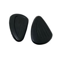 Universal Black Rubber Knee Pad Set Norton Royal Enfield BSA Triumph |Fit For