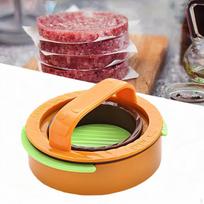 Burger Press Patty Maker Nonstick Round Utensil Stuffed Hamburger Smasher for oranžinė