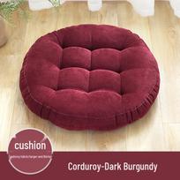 Best-Selling Chair & Floor Tatami Seat Cushion for Students & Office Small Round: 42cm, 6-8cm thick brown