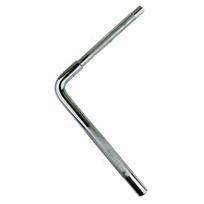 Metalinis karvės varpelio laikiklis L formos strypas Būgnų stovo spaustukas Reguliuojamas karvės varpelio tvirtinimo laikiklis Spaustukas Muzikos instrumentų priedai gray