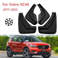 4vnt automobilio purvasaugiai, skirti Volvo XC40 2017 2018 2022 sparnas purvasaugis purvasaugis Styline priekinė galinė auto 2017- black