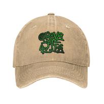 Harajuku Grove 4 Life GTA San Andreas Denim Fabric Cap Casual Baseball Caps Adjustable Hat Summer Unisex Baseball Hats One Size gray