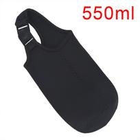 Gertuvės rankovės užvalkalas Neopreninis izoliuotas krepšys dėklas maišelis nešiklis apsauga 550ml black