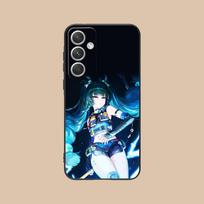 Zenless Zone Zero QingYi Phone Case for Samsung Galaxy S26 S25 S24 S23 S22 S21 S20 Note20 Plus FE Ultra Colorful Cover Luxury Galaxy Note20 Ultra black
