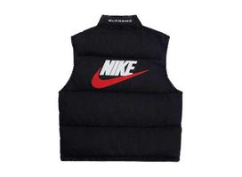 Supreme Nike Denim Puffer Vest Black M black