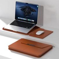 with Stand Laptop Sleeve Holder Automatic Closing Notebook Case for Macbook Air Men Women 13-14inch ruda