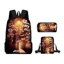 Roblox Doors Childrens Backpack And Pencil Bag With Wearresistant Oxford Fabric For School Days K brown