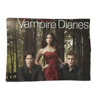 The Vampire Diaries Damon Salvatore Blanket Soft Warm Flannel Throw Blanket Bedding for Bed Living room Picnic Travel Home Couch Size: 75*100cm, Weight: 230 GSM gray