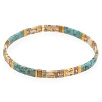 Go2boho Miyuki Tila karoliukų apyrankės moterims Vintažinė karoliukų apyrankė Vyriški papuošalai Dovana Tampri Pulseras Aksesuarai beige