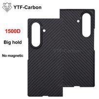 YTF skirtas Samsung Galaxy Z Fold 8 Ultra telefono dėklas Z Fold 8 platus Kevlar anglies pluošto apsauginis dėklas Z Fold 7/fold 6 telefono dėklai Carbon Fiber&Galaxy Z Fold 8 Wide