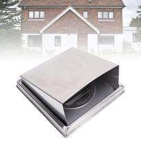 Stainless Steel Dryer Vent Cover Square Exhaust Vent Hood Durable Exterior Wall Vent Cover  Kitchen