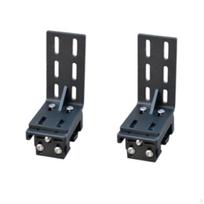 Tent Bracket with Hardware Compatible Roof Rack Mount HeavyDuty for VehicleBased Campers, Suspended Pole W black