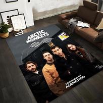 Arctic Monkeys Band Design Rug  Non-slip rug suitable for living room and bedroom sofas 40x60cm( 15x23in ) gray
