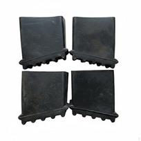 4 Pieces AntiSlip Ladder Feet WearResistant Rubber Leg Protectors 25/50 PACK 25 black