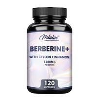 Pslalae - 1200mg Berberine with Ceylon Cinnamon Extract Capsules - Heart and Gut Health 120*1