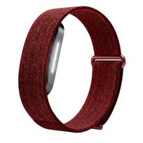 Soft Replacement Strap Braided Nylon Fitness Tracker Wristband for Hume Band 2.0 for Men Women tamsiai raudona spalva