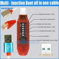 All Boot Cable (EASY SWITCHING) Micro USB RJ45 All In One Multifunction Boot Cable Edl Cable UMF BOO CABLE white