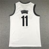 Siuvinėtas Brooklyn Nets Kyrie Irving 11 Krepšinio marškinėliai Vyrams Moterims Sportinė apranga Kvėpuojantis Sportinis marškinėlis XXL gray