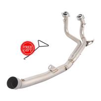 Slip On For Honda CRF1100L Africa Twin  Adventure 1100 CRF1100 2020-2025 Motorcycle Exhaust System Escape 51mm Front Link Pipe Type A white