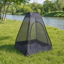 Single-Person Instant Tent Fully Enclosed for Camping, Meditation gray