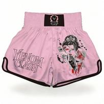MMA Boxing Muay Thai Fighting Shorts Training Competition Lightweight Quick-Dry Athletic Combat Pants XXL pink