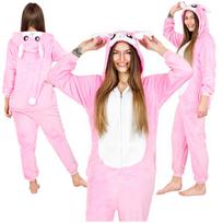 Onesie Pajama Costume - Rabbit Onesie Pajama Costume - Rabbit pink