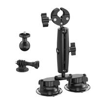 Siurbiamas automobilinis laikiklis Insta360 x4, x3, x2, x, One RS, R, GoPro kamerai 5 in 1 siurbiamas laikiklis veiksmo kameroms, asmenukės lazda