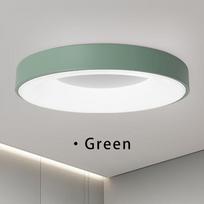 LED lubų šviestuvas Nordic Macaron Circular 110V-260V Pritemdomas Miegamasis Koridorius Darbo kambarys Balkonas Vaikų kambarys Namų šviesa Diameter -30cm žalia