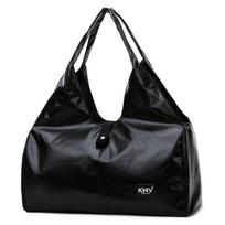 New pearlescent material large-capacity travel bag simple independent shoe compartment fitness bag multi-functional sports yoga bag juoda