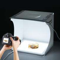 PULUZ LED bešešėlinis šviestuvas, skirtas 30 cm fotostudijos dėžutei balta