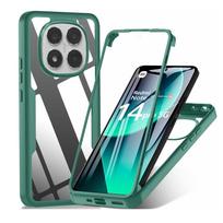 360 viso kūno dėklas Xiaomi Redmi Note 14 15 Pro Plus Note 13 5G 12 11 10 10S įmontuota ekrano apsauga Redmi Note14 4G (Europe)