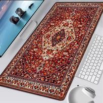 Persian Carpet Mouse Pad Rubber Mat Laptop Xxl Mousepad Notebook Gamer Computer Table Gaming Accessories 600x300x2mm brown